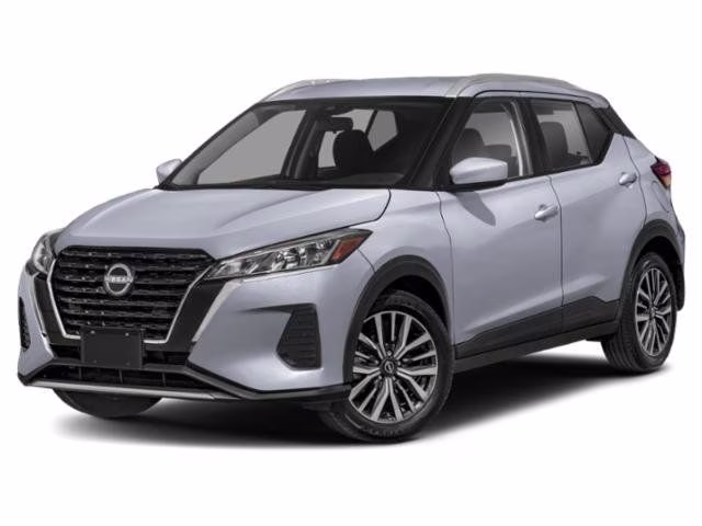 2023 Aspen White Tricoat/Super Black Nissan Kicks SV FWD SUV