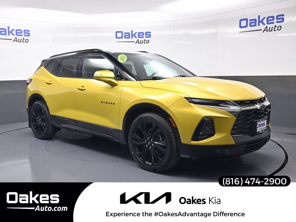 2022 Nitro Yellow Metallic Chevrolet Blazer RS AWD SUV