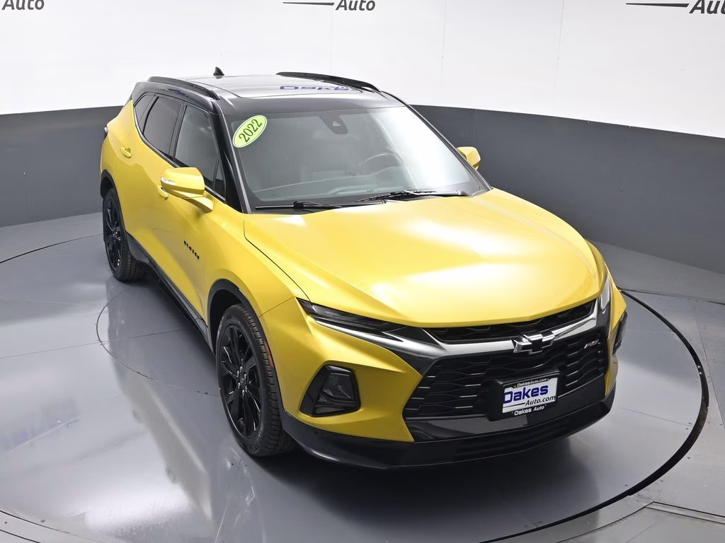 2022 Nitro Yellow Metallic Chevrolet Blazer RS AWD SUV