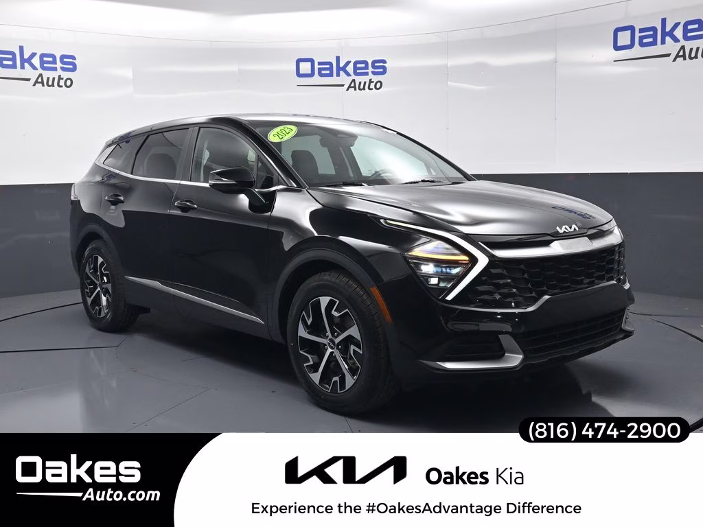 2024 Ebony Black Kia Sportage EX FWD SUV