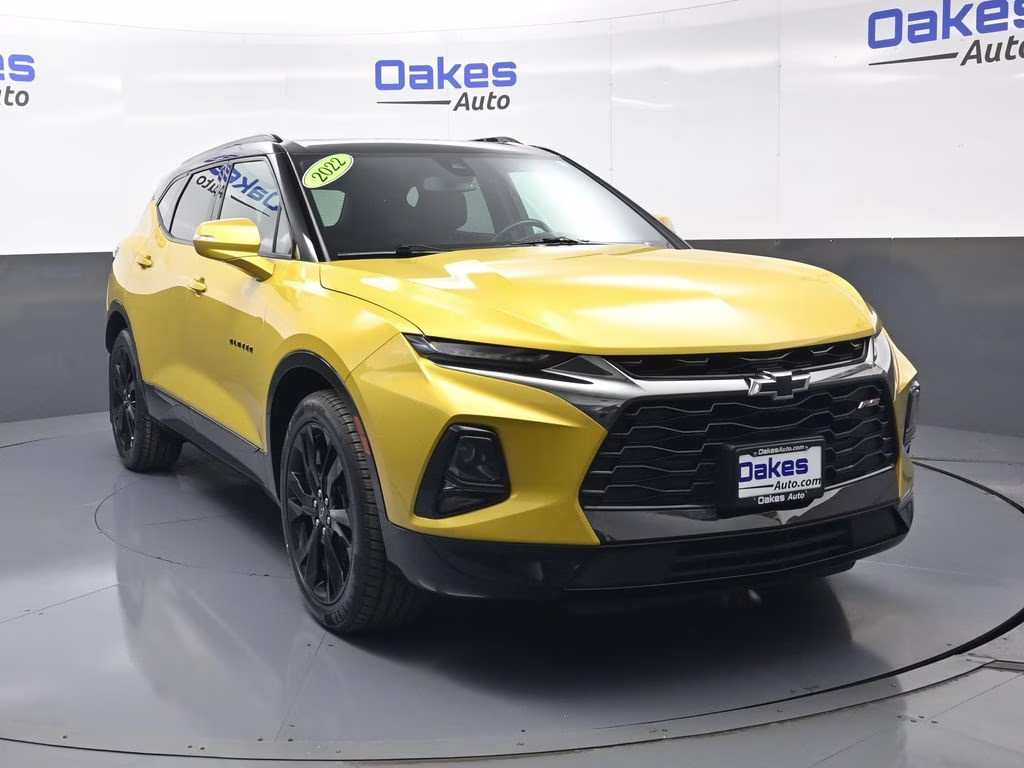 2022 Nitro Yellow Metallic Chevrolet Blazer RS AWD SUV