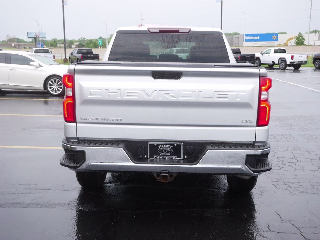 2020 Silver Ice Metallic Chevrolet Silverado 1500 LTZ 4X4 Truck