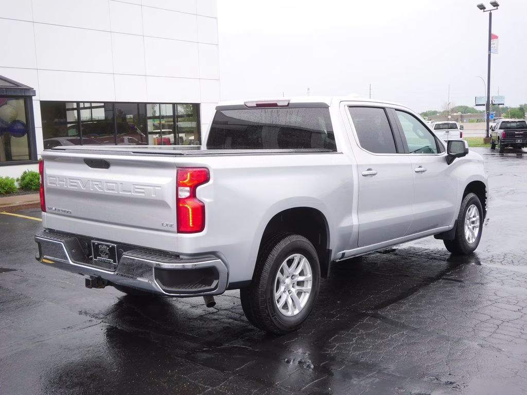 2020 Silver Ice Metallic Chevrolet Silverado 1500 LTZ 4X4 Truck