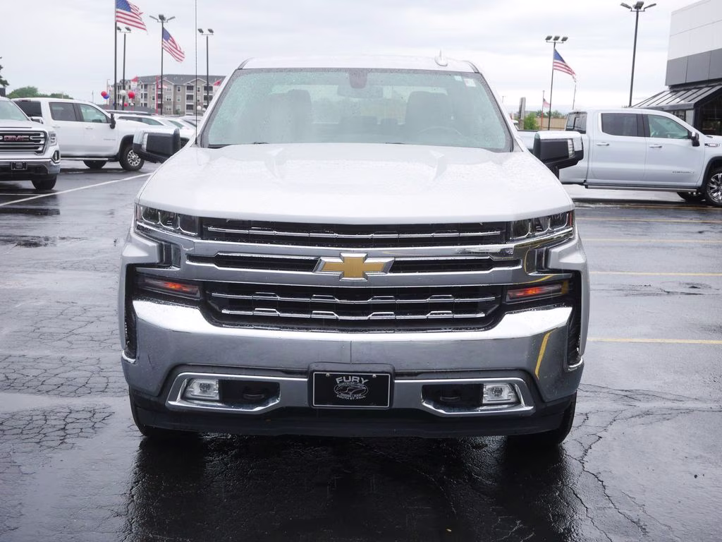 2020 Silver Ice Metallic Chevrolet Silverado 1500 LTZ 4X4 Truck