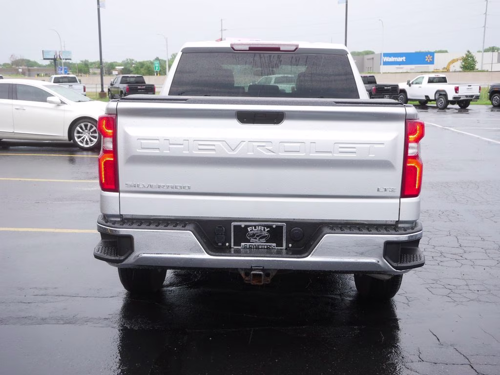 2020 Silver Ice Metallic Chevrolet Silverado 1500 LTZ w/ 1LZ 4X4 Truck