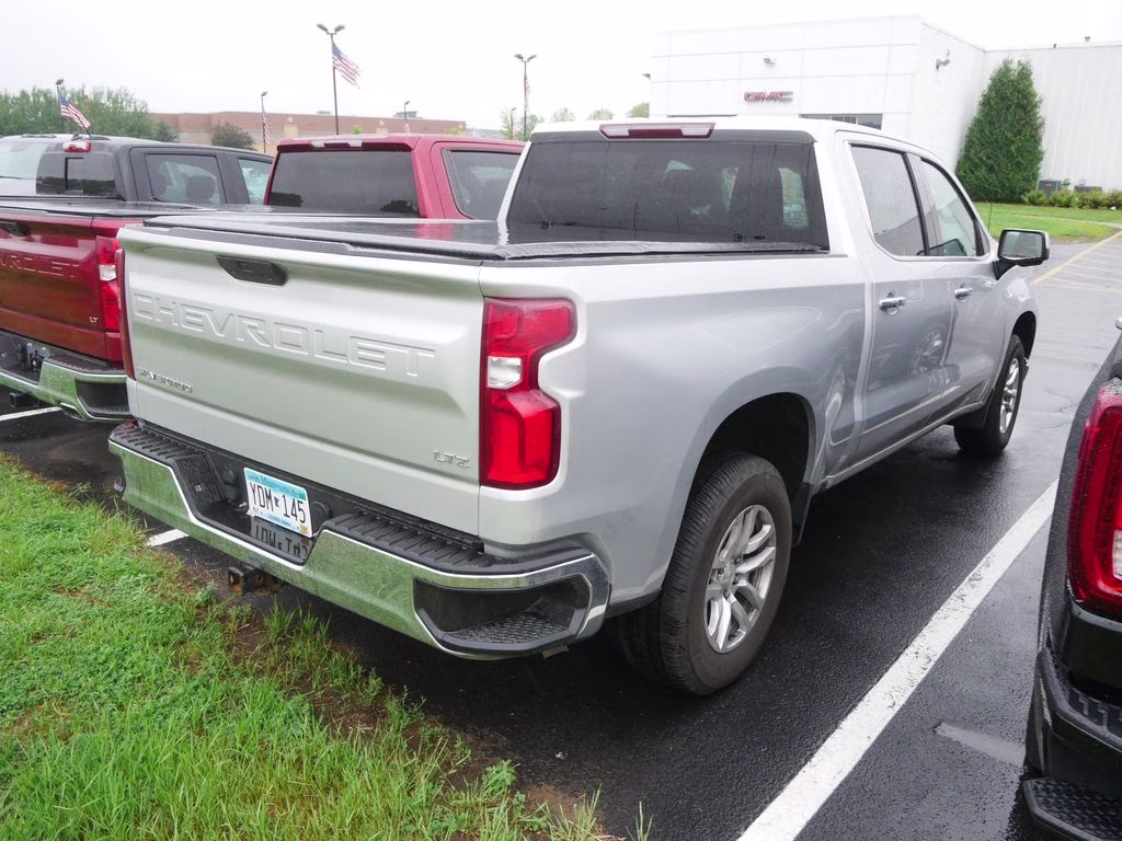 2020 Silver Ice Metallic Chevrolet Silverado 1500 LTZ 4X4 Truck