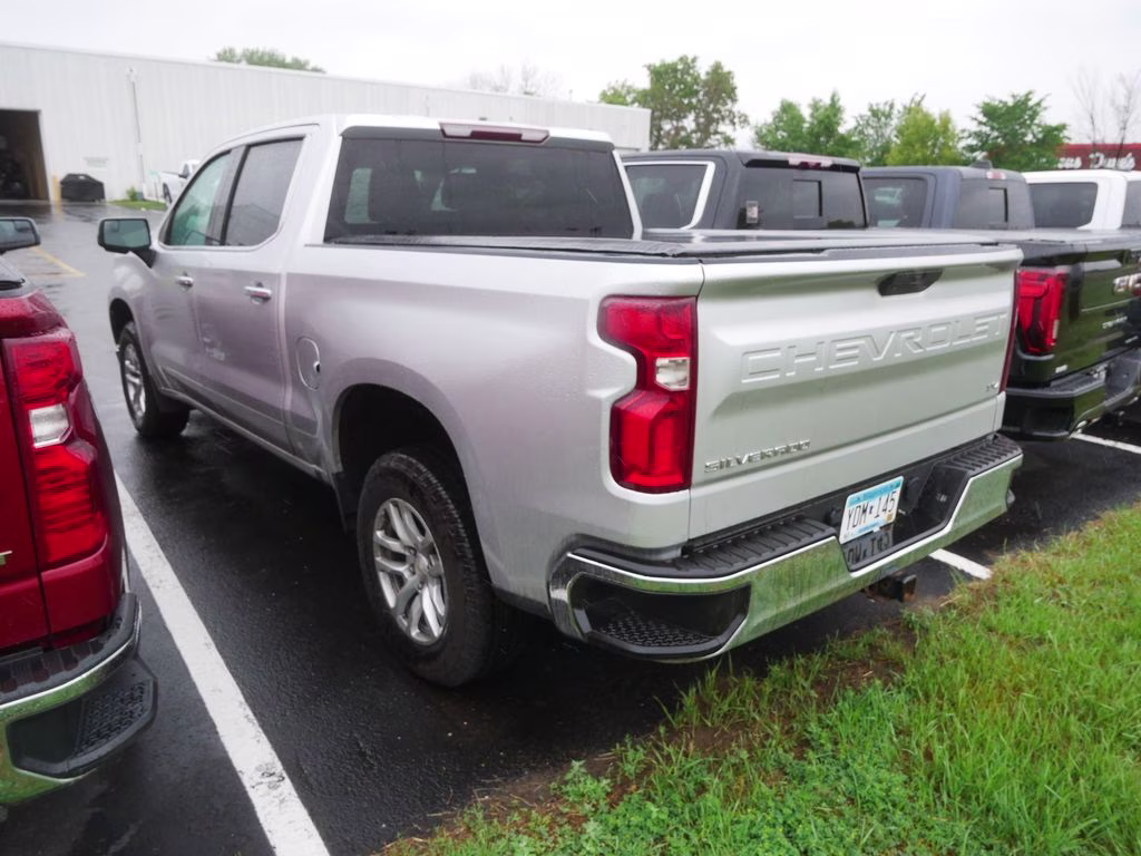 2020 Silver Ice Metallic Chevrolet Silverado 1500 LTZ 4X4 Truck