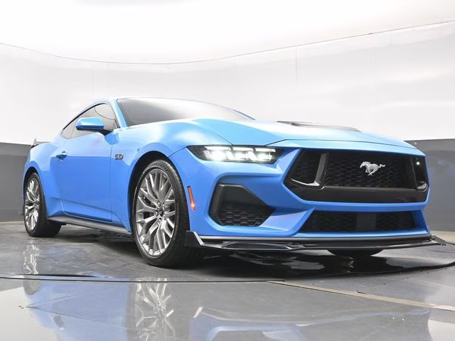 2024 Grabber Blue Metallic Ford Mustang GT Premium RWD Coupe