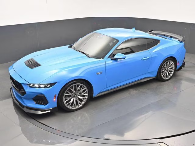 2024 Grabber Blue Metallic Ford Mustang GT Premium RWD Coupe