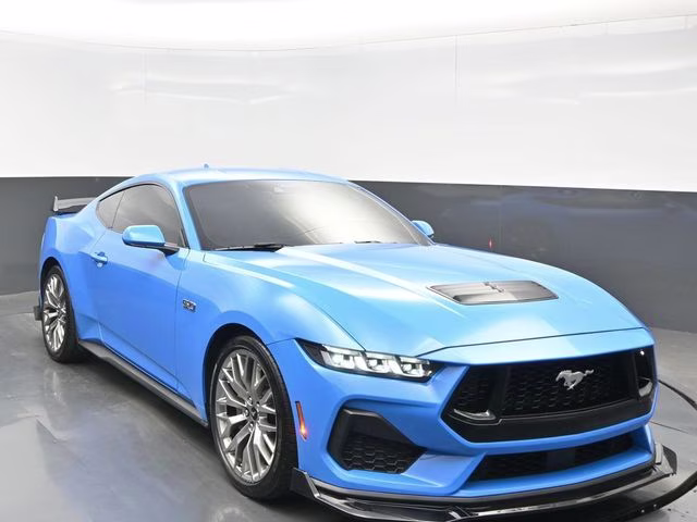 2024 Grabber Blue Metallic Ford Mustang GT Premium RWD Coupe