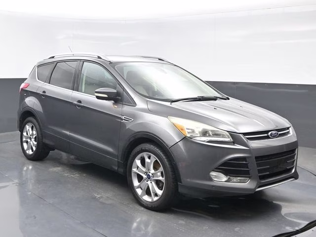 2014 Sterling Gray Metallic Ford Escape Titanium FWD SUV