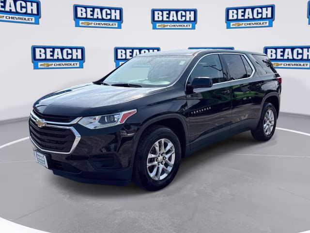 2020 Black Metallic Chevrolet Traverse LS FWD SUV