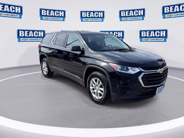 2020 Black Metallic Chevrolet Traverse LS FWD SUV