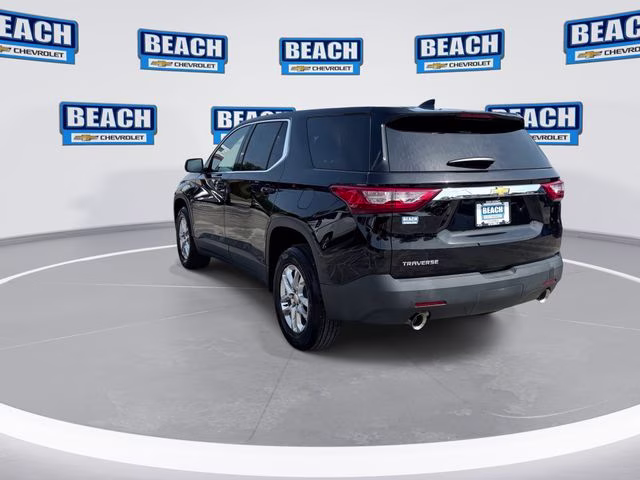 2020 Black Metallic Chevrolet Traverse LS FWD SUV