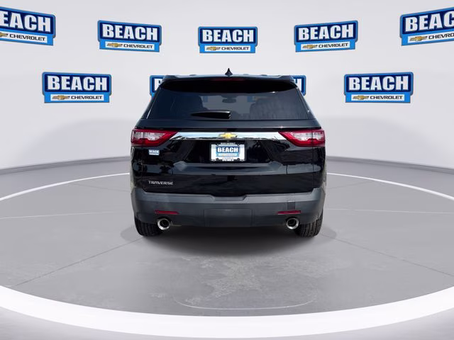 2020 Black Metallic Chevrolet Traverse LS FWD SUV