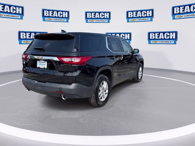 2020 Black Metallic Chevrolet Traverse LS FWD SUV