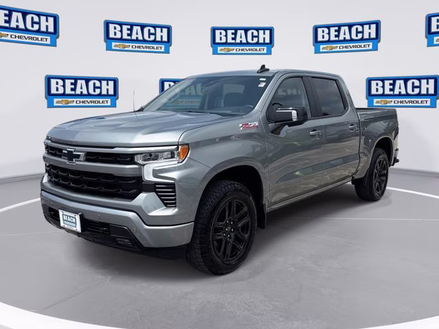 2025 Sterling Gray Metallic Chevrolet Silverado 1500 RST 4X4 Truck