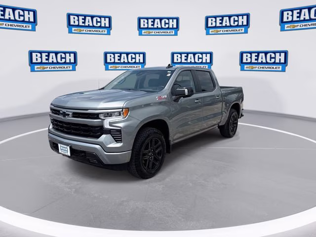 2025 Sterling Gray Metallic Chevrolet Silverado 1500 RST 4X4 Truck