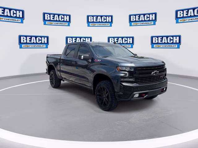 2022 Shadow Gray Metallic Chevrolet Silverado 1500 LTD LT Trail Boss 4X4 Truck