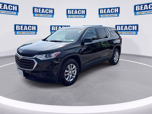 2020 Black Metallic Chevrolet Traverse LS FWD SUV