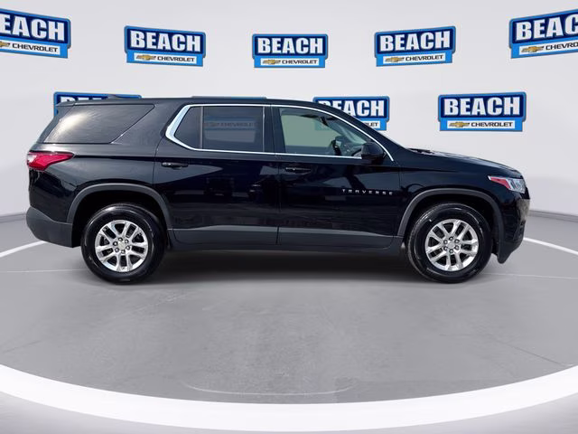 2020 Black Metallic Chevrolet Traverse LS FWD SUV