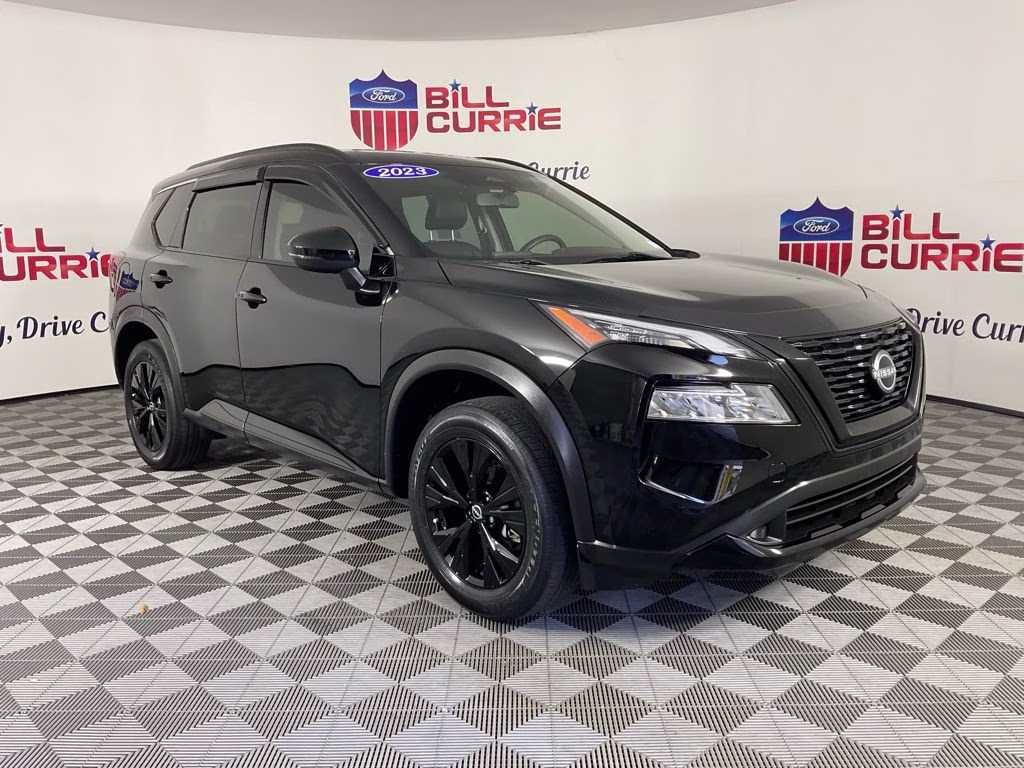 2023 Super Black Nissan Rogue SV AWD SUV