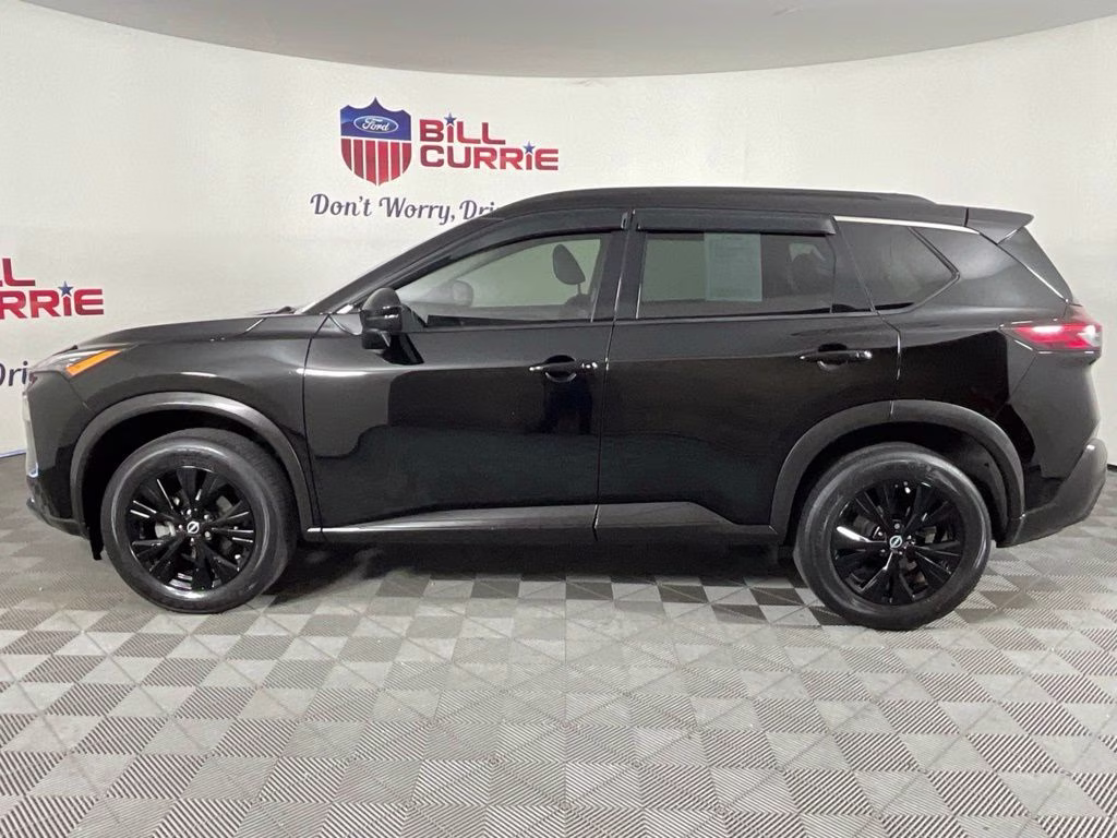 2023 Super Black Nissan Rogue SV AWD SUV