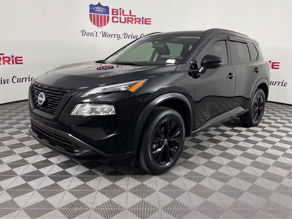 2023 Super Black Nissan Rogue SV AWD SUV