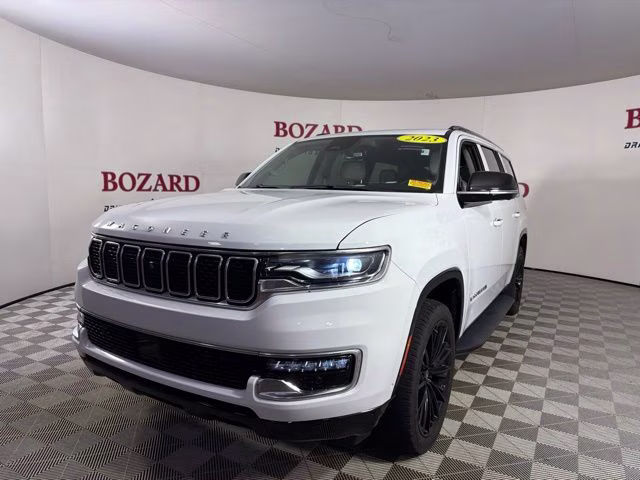 2023 Bright White Clearcoat Jeep Wagoneer Base RWD SUV