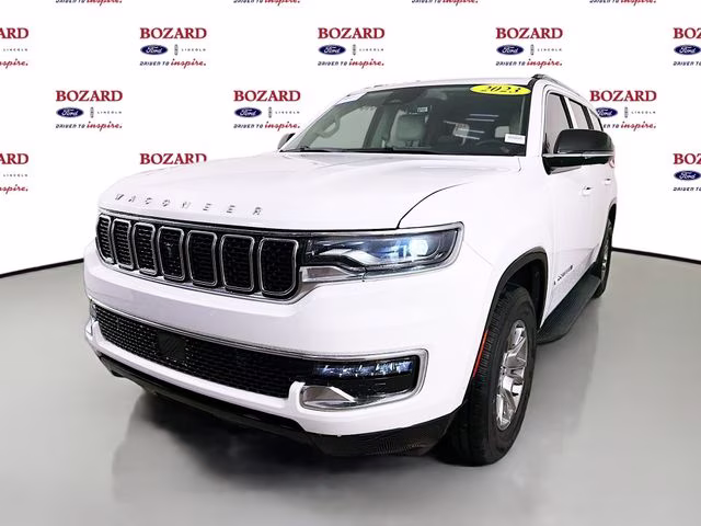 2023 Bright White Clearcoat Jeep Wagoneer Base RWD SUV