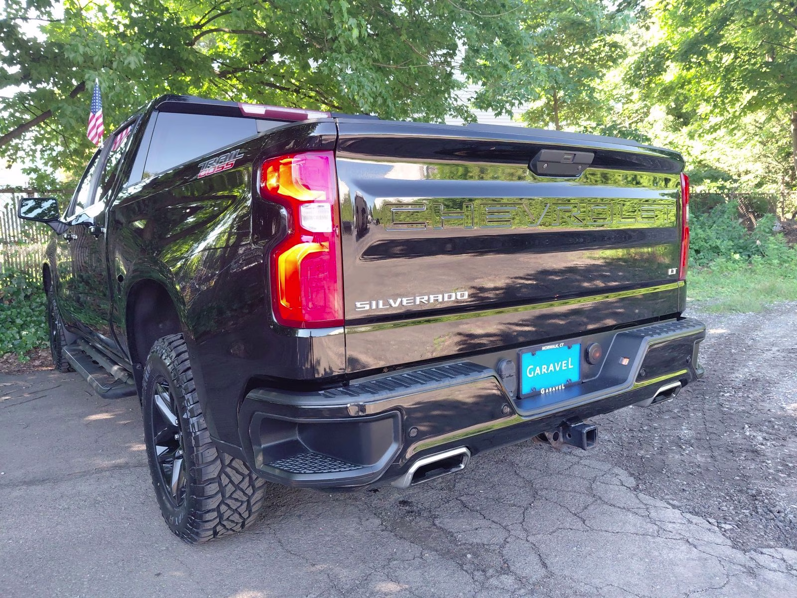 2019 Black Chevrolet Silverado 1500 LT Trail Boss 4X4 Truck