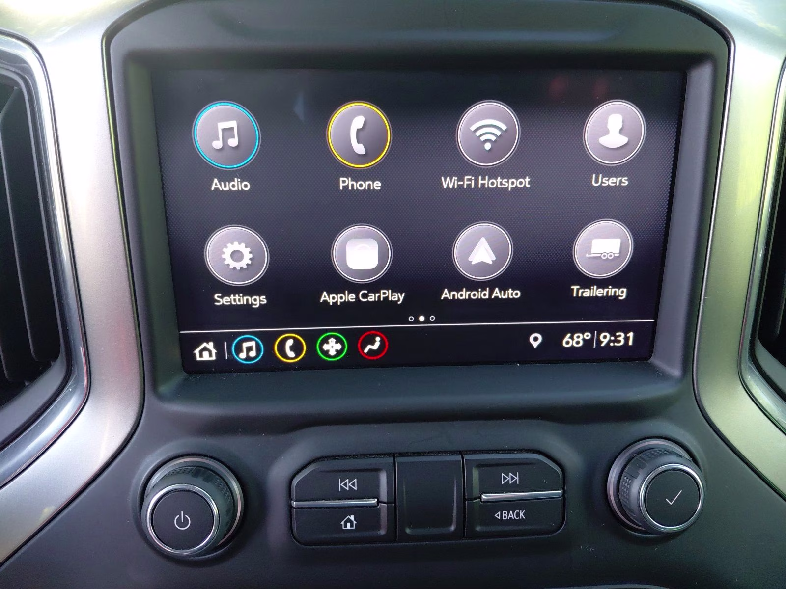 2019 Black Chevrolet Silverado 1500 LT Trail Boss 4X4 Truck