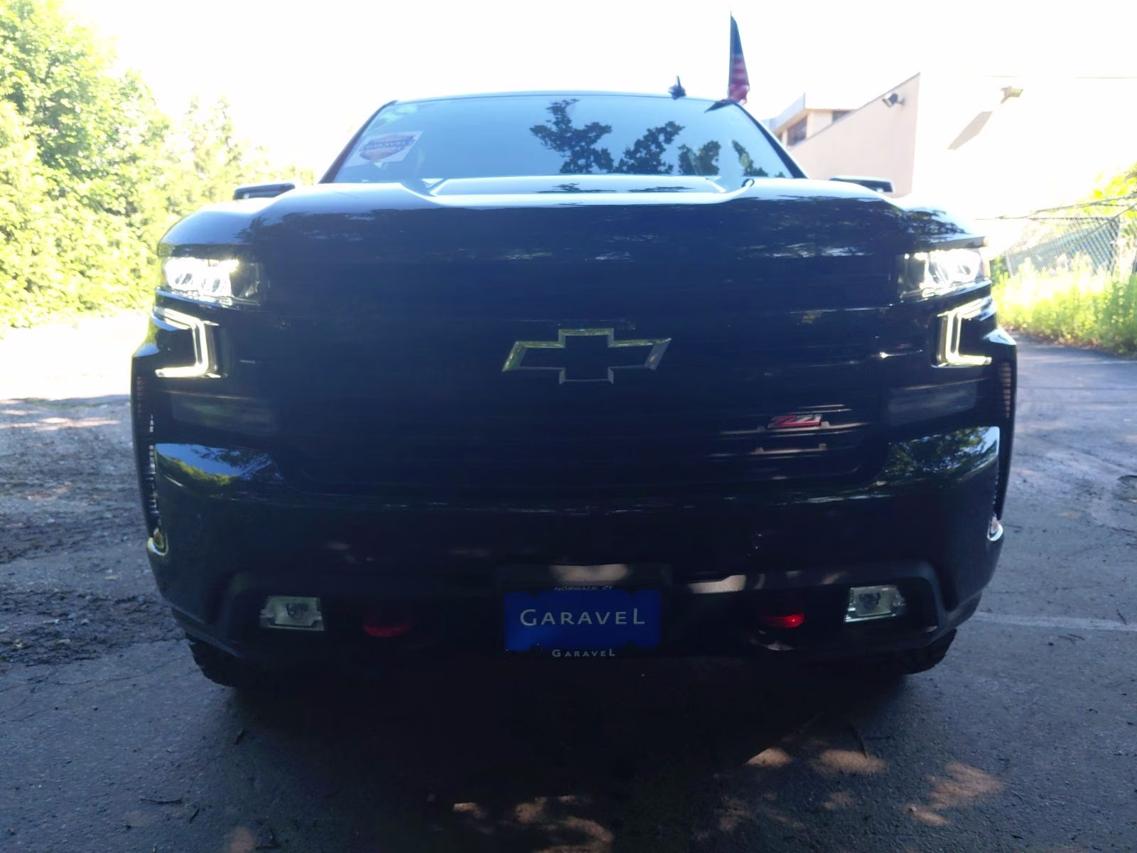 2019 Black Chevrolet Silverado 1500 LT Trail Boss 4X4 Truck