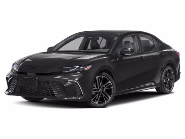 2025 Midnight Black Metallic Toyota Camry XSE FWD Sedan