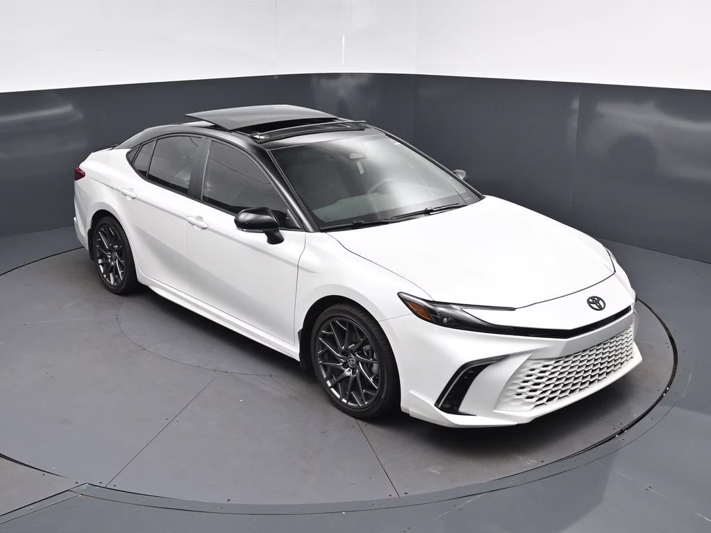 2025 Midnight Black Metallic Toyota Camry XSE FWD Sedan