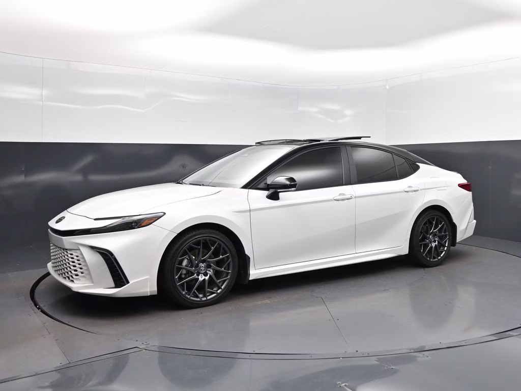 2025 Midnight Black Metallic Toyota Camry XSE FWD Sedan