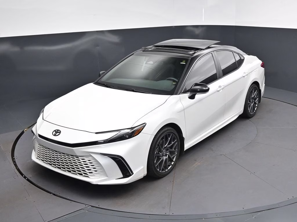 2025 Midnight Black Metallic Toyota Camry XSE FWD Sedan