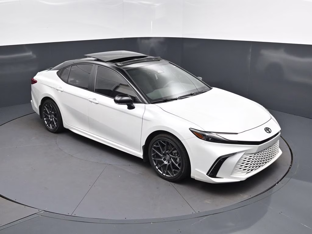 2025 Midnight Black Metallic Toyota Camry XSE FWD Sedan