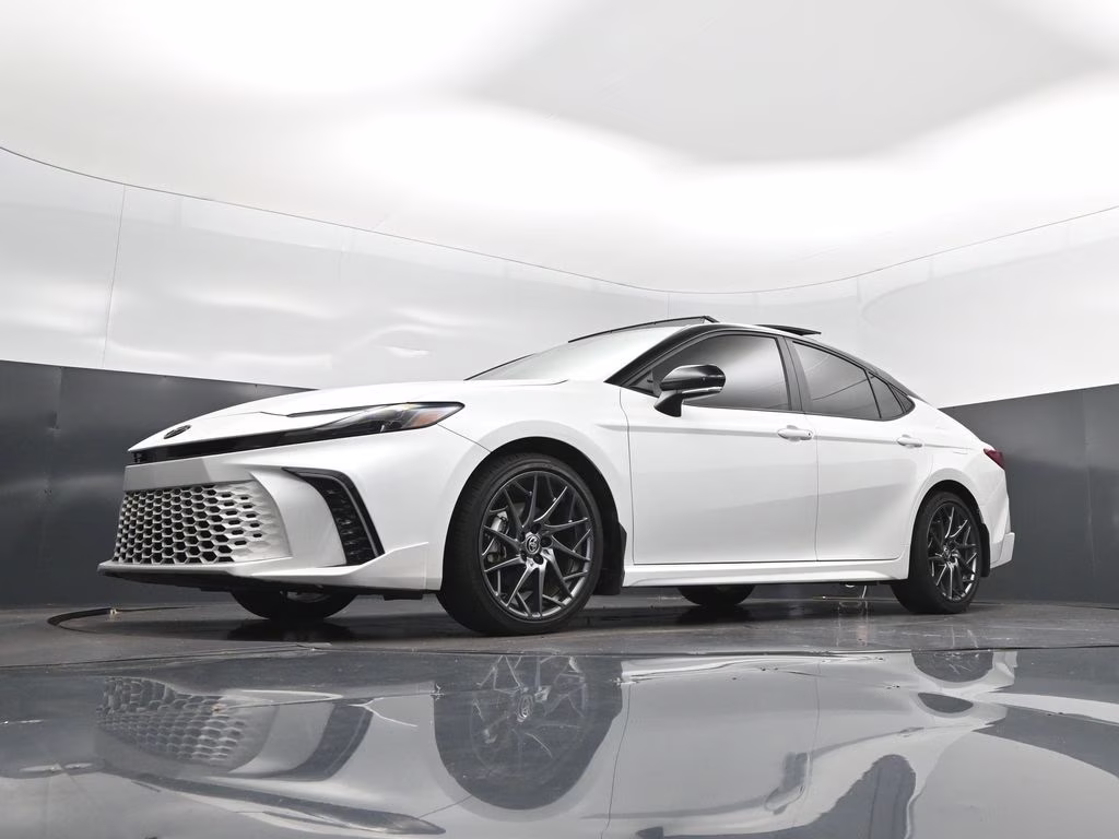 2025 Midnight Black Metallic Toyota Camry XSE FWD Sedan