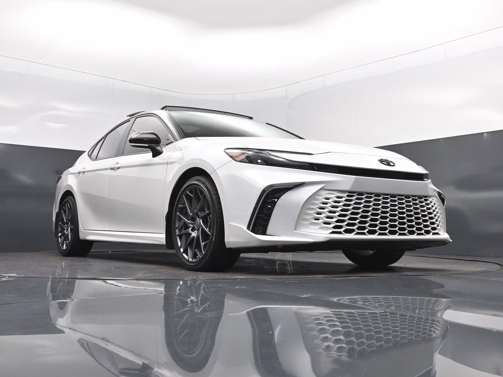 2025 Midnight Black Metallic Toyota Camry XSE FWD Sedan