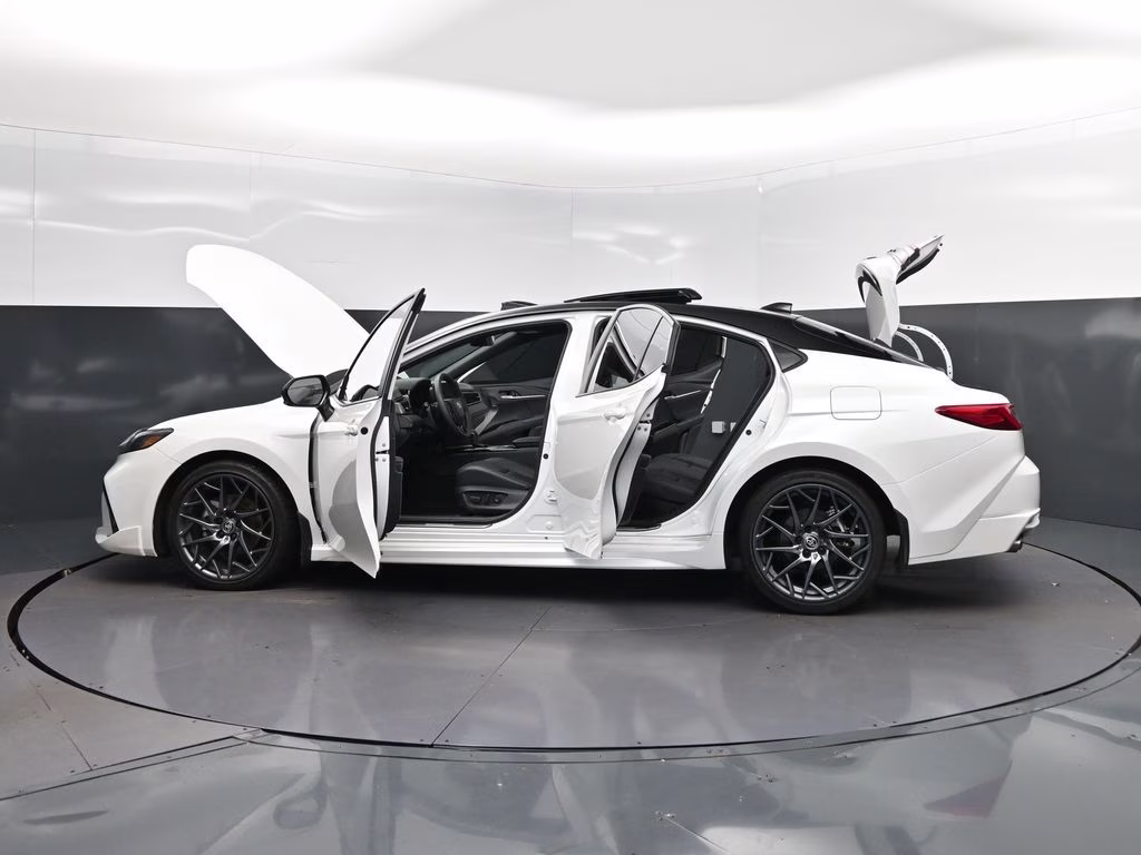 2025 Midnight Black Metallic Toyota Camry XSE FWD Sedan