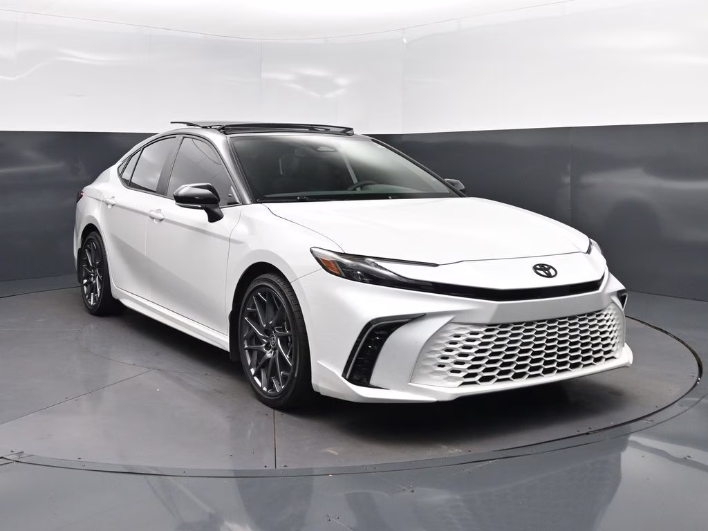 2025 Midnight Black Metallic Toyota Camry XSE FWD Sedan