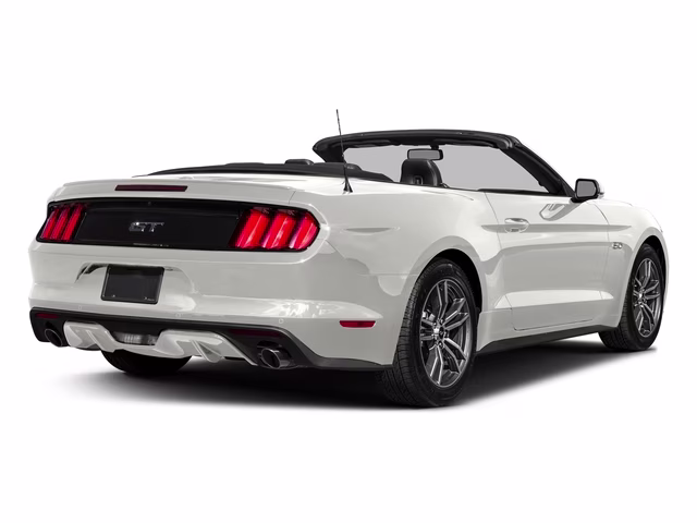 2017 White Platinum Ford Mustang GT Premium RWD Convertible