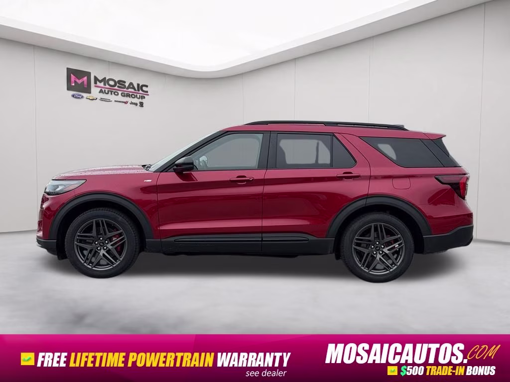 2026 Red Metallic Ford Explorer ST-Line 4X4 SUV
