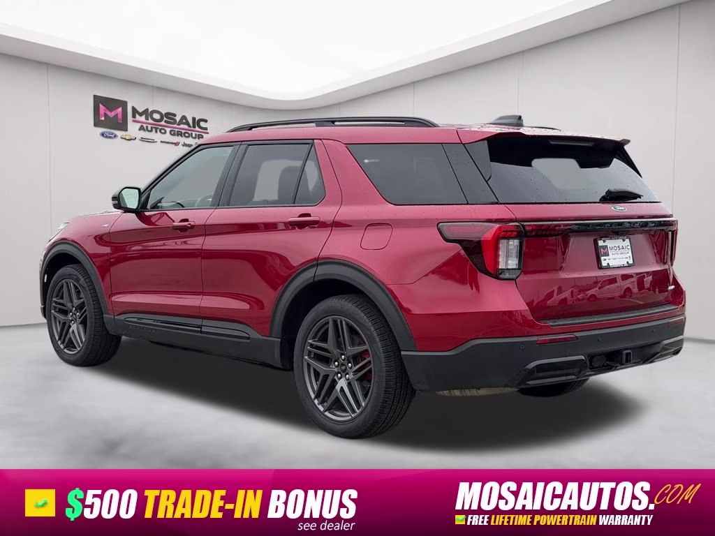 2026 Red Metallic Ford Explorer ST-Line 4X4 SUV