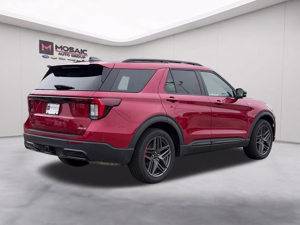 2026 Red Metallic Ford Explorer ST-Line 4X4 SUV