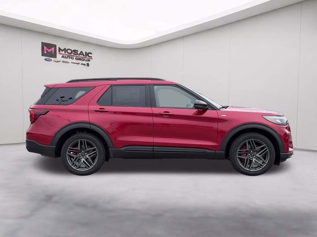 2026 Red Metallic Ford Explorer ST-Line 4X4 SUV