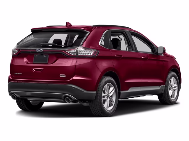 2017 Ruby Red Ford Edge SEL AWD SUV