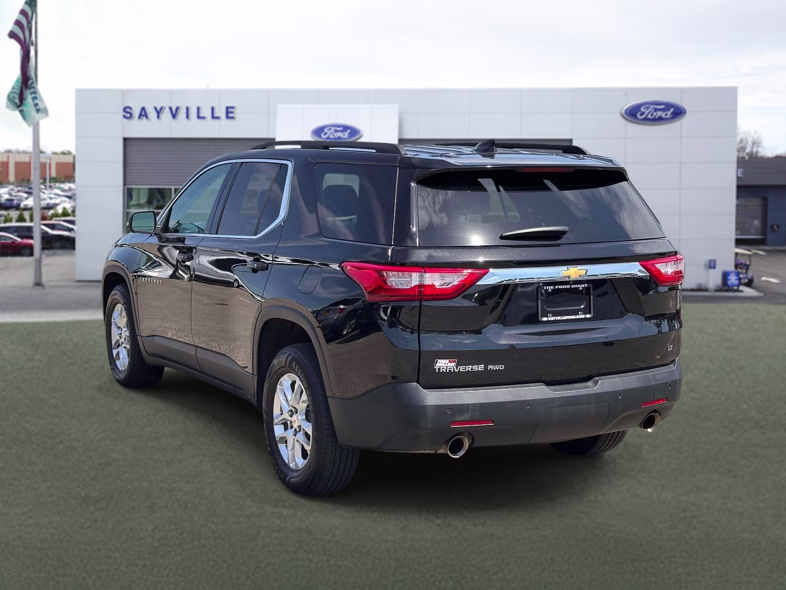 2021 Mosaic Black Metallic Chevrolet Traverse AWD 4dr LT Cloth w/1LT AWD SUV