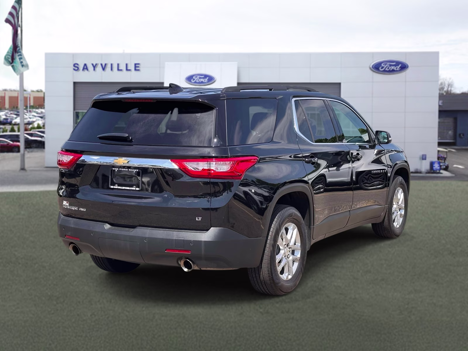 2021 Mosaic Black Metallic Chevrolet Traverse AWD 4dr LT Cloth w/1LT AWD SUV